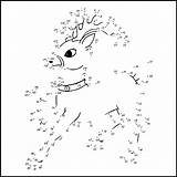 Dots Connect Christmas Coloring Pages Printable Dot Winter Worksheets Snowman Printablee Via sketch template