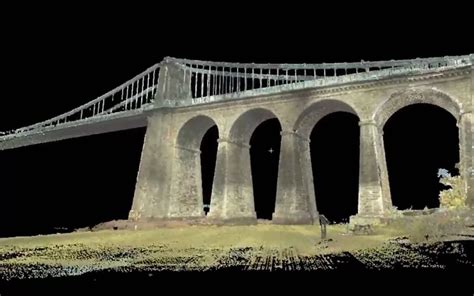 anglesey  menai bridge laser scan  seacams north wales