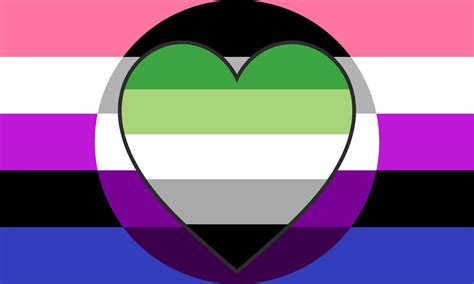 genderfluid gray asexual aromantic combo flag by pride flags on deviantart