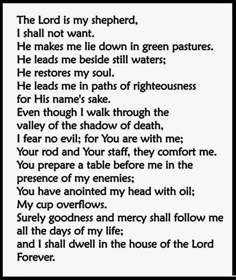 psalm  kjv printable