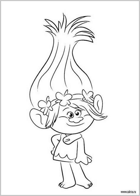 coloring pages trolls poppy coloring page disney coloring
