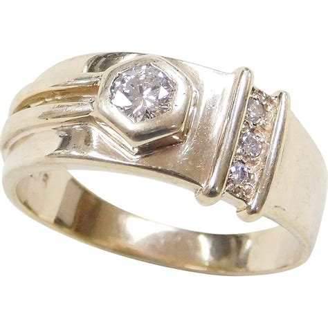 vintage  gold  ctw diamond ring  arnoldjewelers  ruby lane