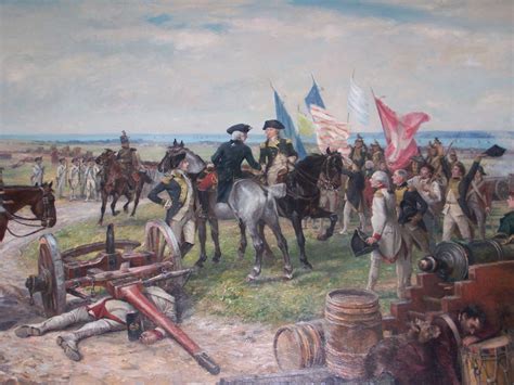 george washington   british surrender  yorktown revolutionary