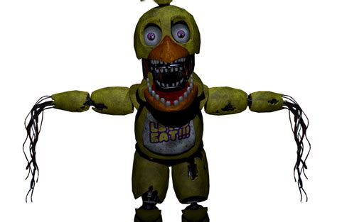 fnaf  withered chica withered spring chica  minecraft skin