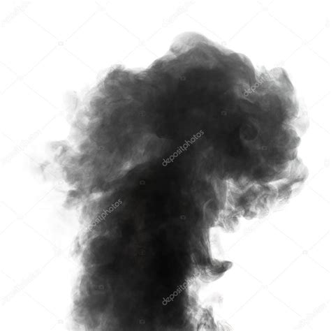vapeur noir ressemblant à fumée sur fond blanc — photographie geo grafika © 52292685