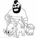 Hog Royale Clash sketch template