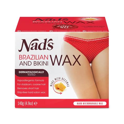 Nads Brazilian And Bikini Wax Kit Hard Wax For Bikini Brazilian