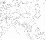 Muta Asia Cartina Carta Bianco Gratuita Mappa sketch template