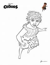 Croods Coloring Coloring2print sketch template