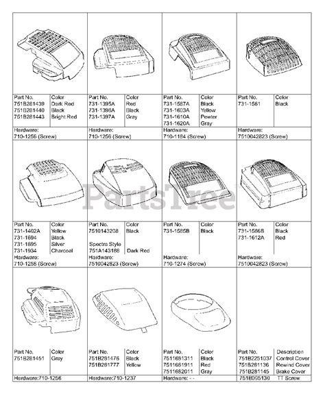 Ryobi 11a 546p034 Ryobi Walk Behind Mower 2002 Shroud Chart Parts