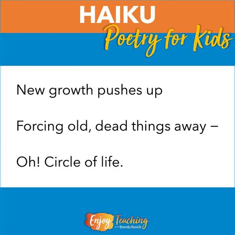 haiku poems  nature  kids