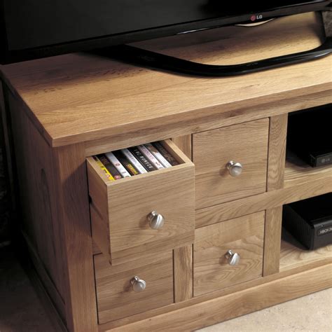 mobel oak  drawer television cabinet