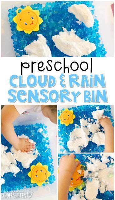 love  cloud  rain sensory bin  ivory soap  water