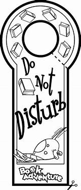 Printable Disturb Do Signs Cliparts Computer Designs Use Clipart sketch template
