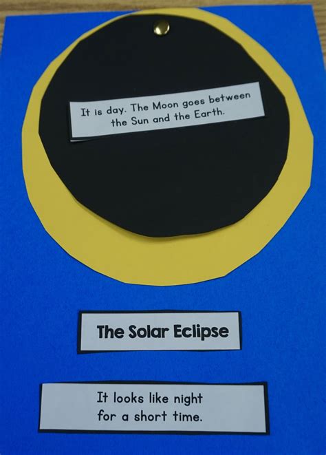 easy  fun craft  showing kids   solar eclipse works love  kinders