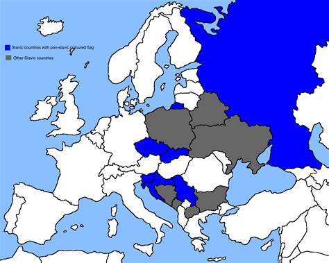 oc slavic countries   pan slavic colours    mapporn