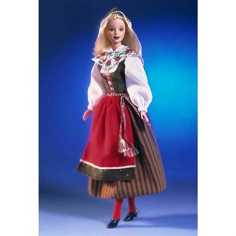 Коллекционная кукла Барби Швеция 99 г 1999 swedish barbie doll