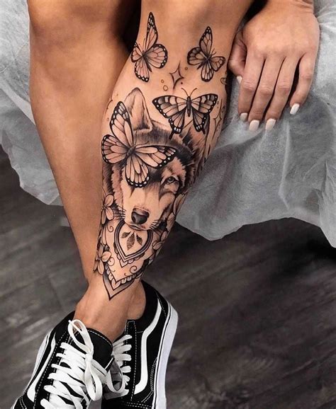 great ideas  tattoos beattattoocom wolf tattoo forearm hip thigh
