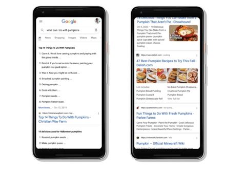 google search results  continuous scrolling