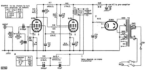 tube amplifier schematic
