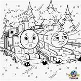 Coloring Thomas Train Pages Christmas Percy Friends Printable Colouring Engine Halloween Tank Winter Woodland Easter Landscape Color Hiro Drawing Kids sketch template