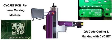 print qr code  pcb  laser coding machine
