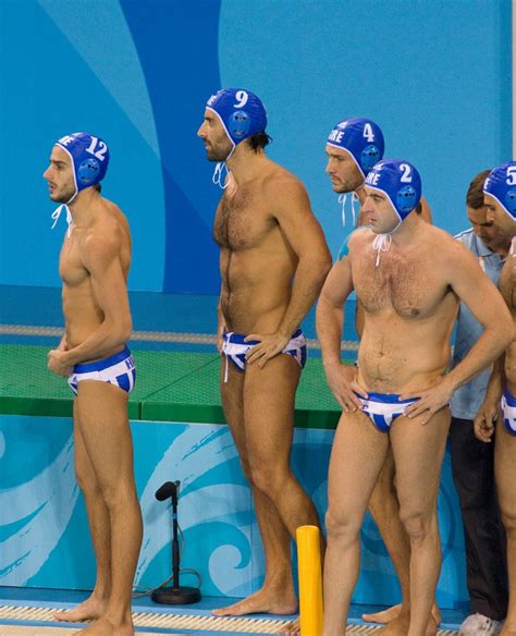 Greek Water Polo Players Water Polo Water Polo Players