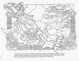 Norse Freya Goddess Kleurplaten Mythology Frigg sketch template