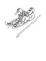 Coloring Pages Winter Sports Bobsled Ws8 Print Ws sketch template