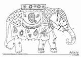 Elephant Indian Coloring Pages Colouring Sheets Drawing India Color Activity Printable Village Animals Holi Asia Print Getcolorings Explore sketch template