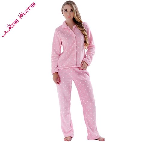 autumn winter warm pyjamas women sleepwear female fleece pajamas sets
