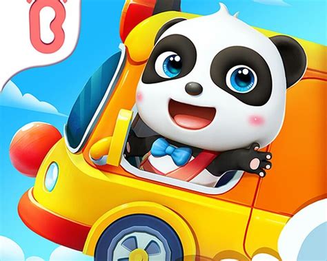 cute baby bus panda