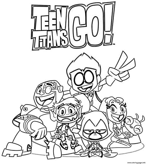 teen titans  coloring pages