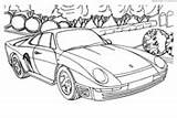 Coloring Subaru Porsche Pages Printable Impreza 4runner Toyota Color Sketch Version Click Template sketch template