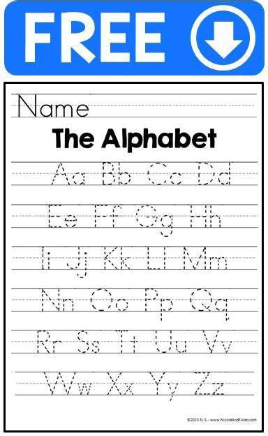 alphabet handwriting practice sheets alphabet writing practice