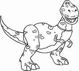 Coloring Pages Toy Rex Story Velociraptor Dinosaur Printable Raptor Getcolorings Clipart Library Popular Line sketch template