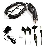 offer stereo mm hands  headset car kit vehicle plug  adapter home travel wall