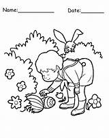 Hunt Egg Easter Coloring Pages Printable Surprise Now sketch template