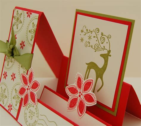 crafty red stampin  christmas cards