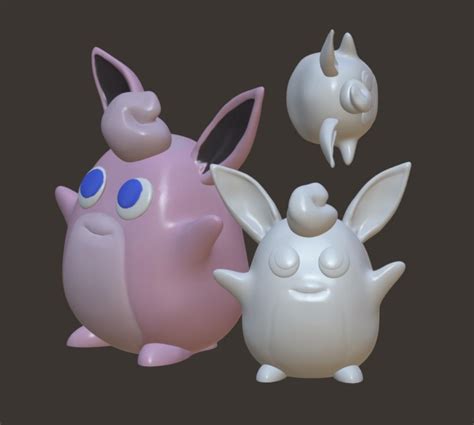 Wigglytuff [pokemon] 3d Model By Filamentalprintworks On Thangs