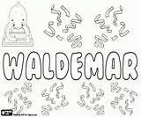 Variante Malvorlagen Waldemar Jungennamen Valdemar sketch template
