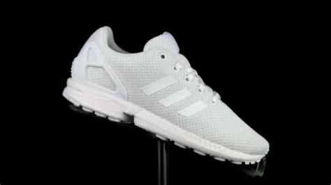adidas zx flux total white youtube