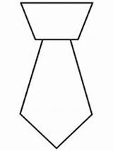 Necktie Dad sketch template