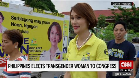 Philippines Elects Transgender Woman To Congress Cnn Video