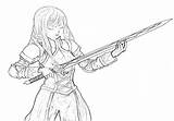 Sword Master Coloring Pages Zelda Clipart Cliparts 27kb 333px Library sketch template