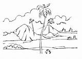 Coloring Oasis Desert Pages Grassland Scenery Animals Drawing Fall Ecosystem Printable Getcolorings Color Getdrawings Pag sketch template