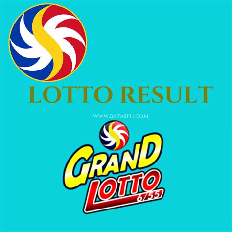 pcso lotto result today grand lotto  october