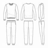 Tracksuit Sweatpants Pants Jogging Mockups Sleeved Yellowimages Lon Sportswear sketch template