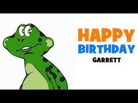 happy birthday garrett youtube