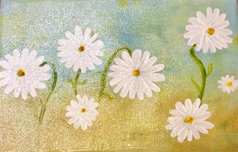 daisy heaven painting  debra reed pixels